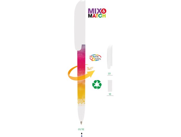 Bolígrafo ecológico con clip maxi bic barato