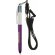 Bolígrafo Bic®  Colours Shine con lanyard original violeta