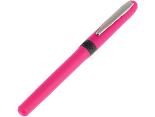 Roller Bic® Grip barato rosa/cromado/tinta negra