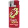 Mechero electrónico Bic® J39 Chrome Hood Rojo/rojo/rojo/Cromado