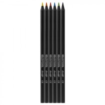 Estuche de 6 lápices de colores de la marca conté personalizado Estuche de 6 lápices de colores de la marca conté personalizado