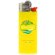 Mechero Bic® J25 Standard Amarillo claro/blanco/rojo/cromado