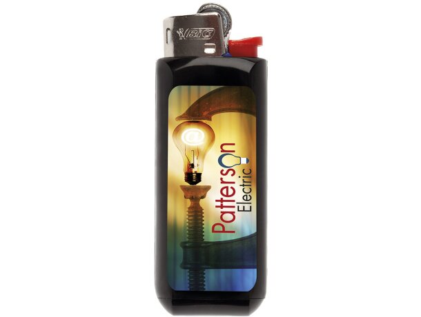 Mechero Bic® Clip Case Britepix™ Negro detalle 4