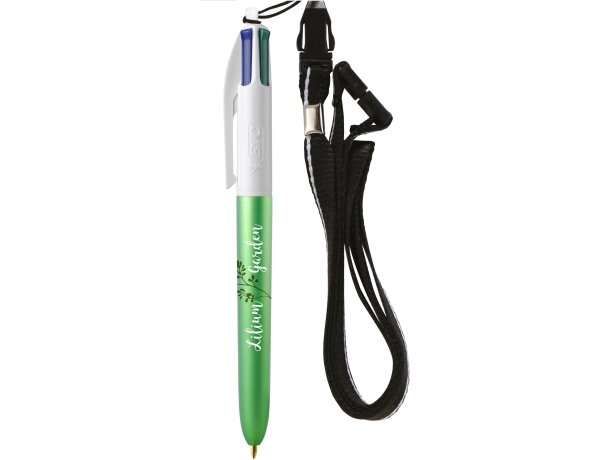 Boligrafo BIC® 4 Colores Glacé con Lanyard