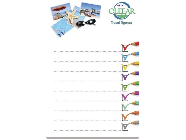 Bloc de notas adhesivas Bic® 101x152 con 25 hojas personalizada Bloc de notas adhesivas Bic® 101x152 con 25 hojas personalizada