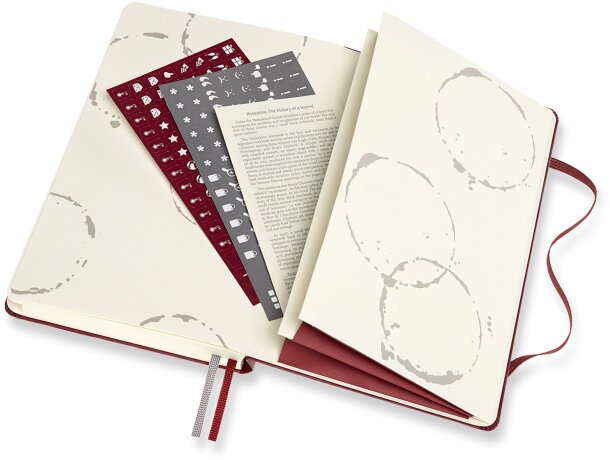 Libreta Moleskine® Wine Passion Journal burdeos