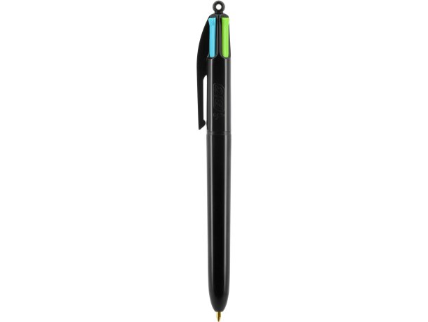 Bolígrafo 4 colores Bic fashion con lanyard Negro detalle 10