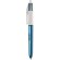 Bolígrafo 4 tintas metalizado Bic personalizado azul metalizado