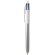 Boligrafo BIC® 4 Colores Glacé con Lanyard plata glacé/white