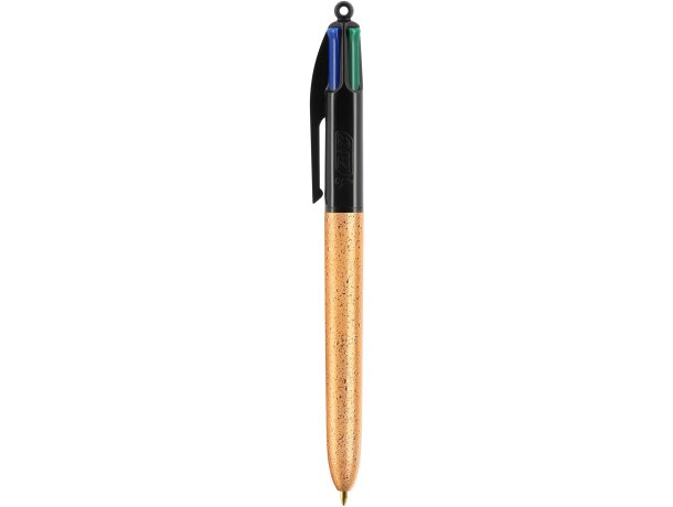 Boligrafo BIC® 4 Colores Glacé con Lanyard granito glacé/negro