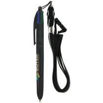Bolígrafo con lanyard 4 colores Bic