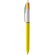 Boligrafo Bic® 4 Colores Sun con Lanyard Blanco/amarillo detalle 6
