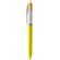 Boligrafo Bic® 4 Colores Sun con Lanyard Blanco/amarillo detalle 6