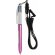 Bolígrafo Bic®  Colours Shine con lanyard personalizado fucsia