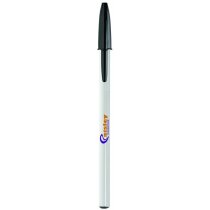Bolígrafo con capucha en plástico blanco Bic Style barato blanco Bolígrafo con capucha en plástico blanco Bic Style barato blanco