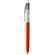 Bolígrafo de plástico 4 colores Bic Blanco/naranja detalle 4