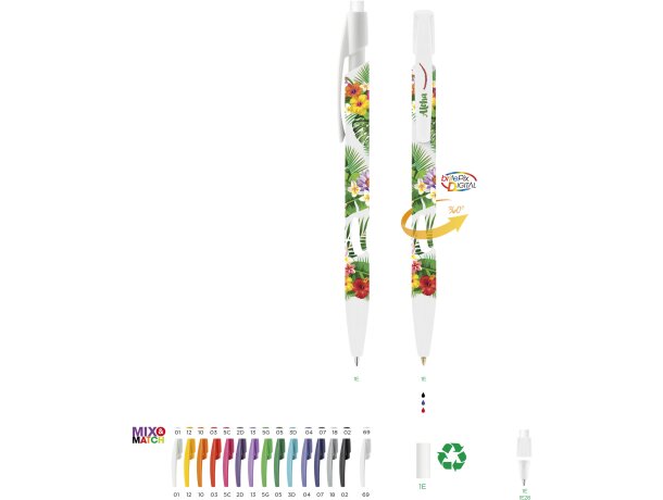 Bolígrafo bic media clic ecolutions personalizado