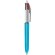 Bolígrafo Bic®  Colours Shine con lanyard blanco/azul metálico