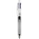 Bolígrafo Bic® 3 colores + lápiz HB blanco/gris