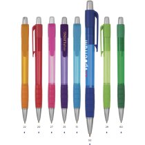 Bolígrafo BIC retráctil translúcido barato
