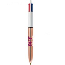 Bolígrafo bic 4 colores metalizado shine original
