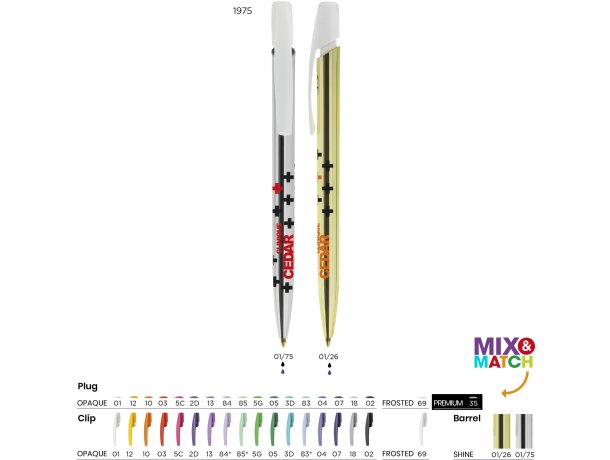 Bic® media clic shine ballpen personalizado