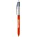 Bolígrafo de plástico 4 colores Bic blanco/naranja