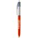 Bolígrafo de plástico 4 colores Bic Blanco/naranja