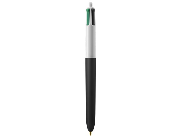 Bolígrafo Bic® 4 Colours Soft blanco/negro suave