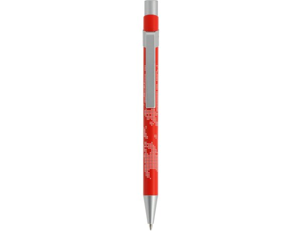 Boligrafo Bic® Metal Pro Rojo mate detalle 2