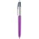 Bolígrafo 4 Colores Bic con lanyard Blanco/púrpura metalizado