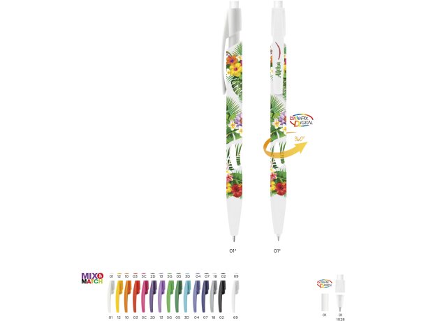Portaminas con clip Bic personalizado