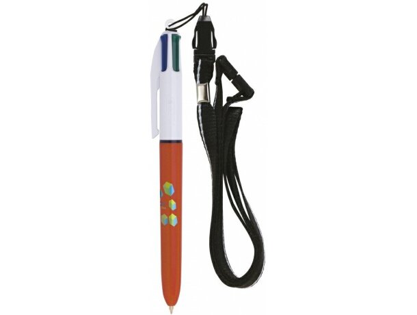Bolígrafo 4 tintas con colgador de la marca Bic Bolígrafo 4 tintas con colgador de la marca Bic