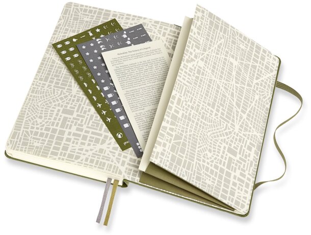 Moleskine Travel Passion Journal Verde detalle 5