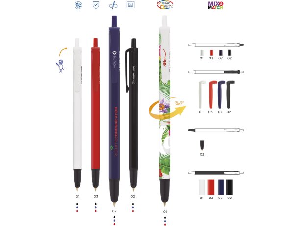 Puntero bolígrafo de la marca bic personalizado