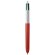 Boligrafo BIC 4 Colores Soft con Lanyard Blanco/rojo suave detalle 2