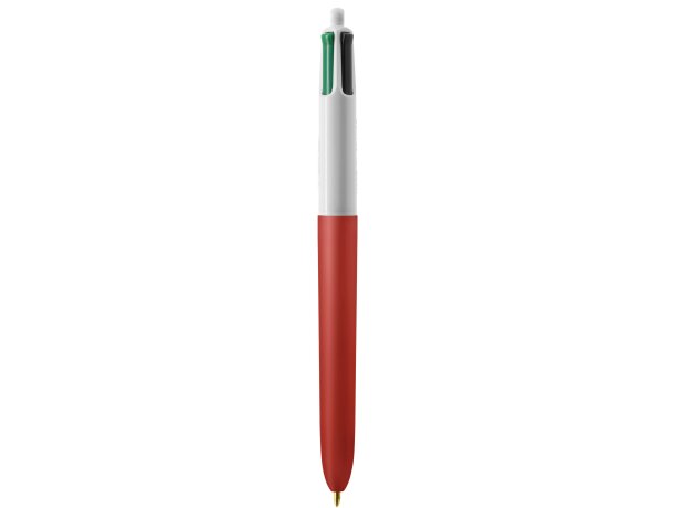 Boligrafo BIC 4 Colores Soft con Lanyard Blanco/rojo suave detalle 2