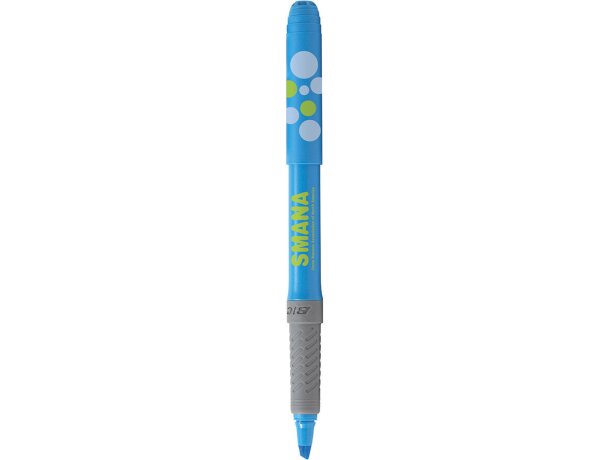 Subrayador Bic® Brite Liner Grip personalizado azul claro