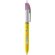 Boligrafo Bic® 4 Colores Sun con Lanyard Blanco/amarillo detalle 5