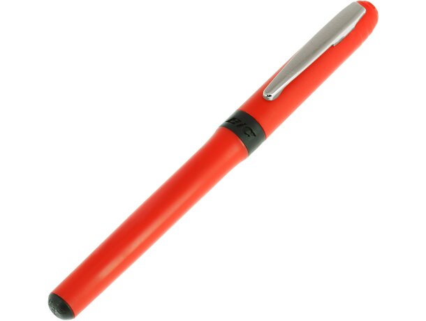 Roller Bic® Grip barato rojo/cromado/tinta negra