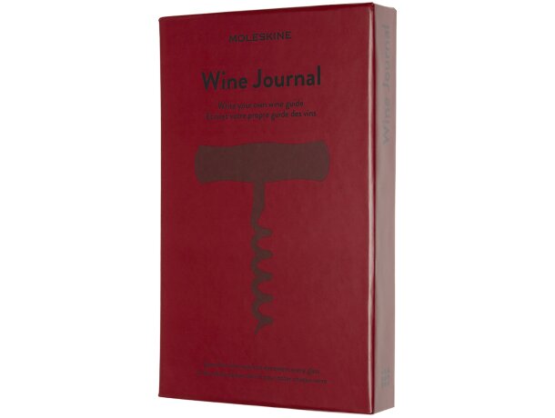 Libreta Moleskine® Wine Passion Journal burdeos