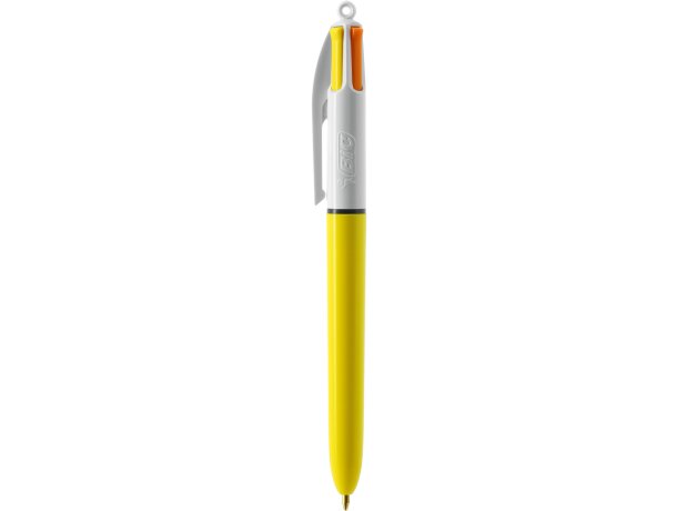 Boligrafo Bic® 4 Colores Sun Blanco/amarillo detalle 7