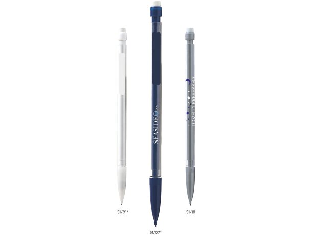 Porta minas cuerpo transparente bic personalizado