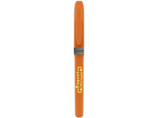 Bolígrafo marcador con secado rápido de la marca Bic personalizado naranja Bolígrafo marcador con secado rápido de la marca Bic personalizado naranja