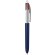 Boligrafo BIC® 4 Colores Soft con Lanyard blanco/azul marino suave