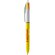 Boligrafo Bic® 4 Colores Sun con Lanyard Blanco/amarillo