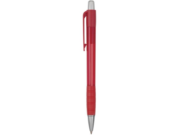 Bolígrafo BIC retráctil translúcido Rojo detalle 3