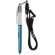 Bolígrafo Bic®  Colours Shine con lanyard azul metálico