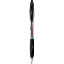 Bolígrafo ligero con grip de goma de la marca Bic personalizado blanco Bolígrafo ligero con grip de goma de la marca Bic personalizado blanco