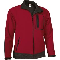 Chaqueta Batavia softshell bicolor con logo bordado